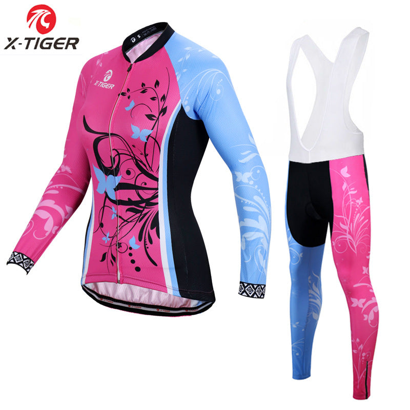 X-Tiger | Damen Langarm-Radsport-Set