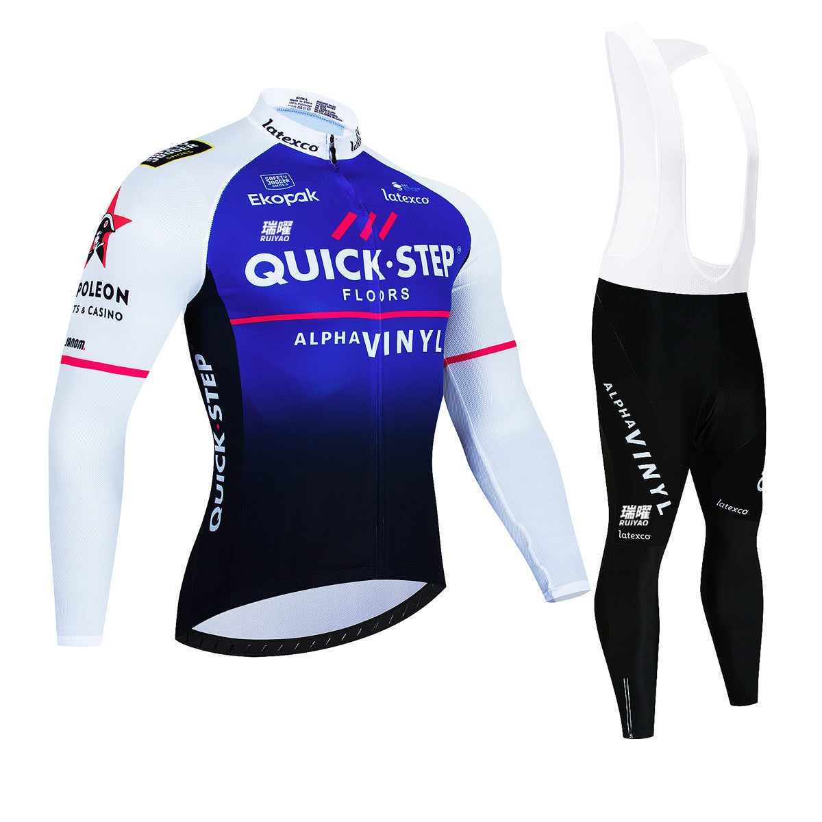 Quick Step | Langärmliges professionelles Radsport-Set