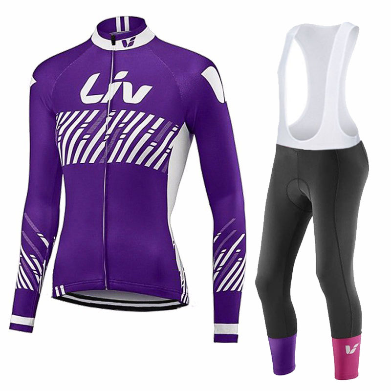 LIV V2 | PRO Damen Winter-Radsport-Set mit Trägerhosen