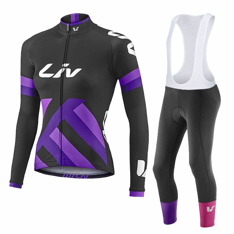 LIV V2 | PRO Damen Winter-Radsport-Set mit Trägerhosen