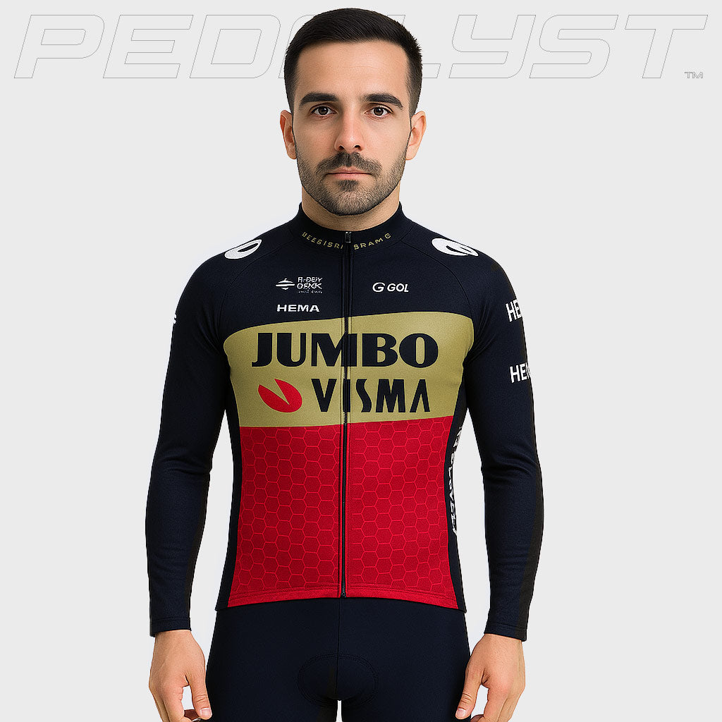 Jumbo Visma | Langarm-Professionelles Radsport-Set