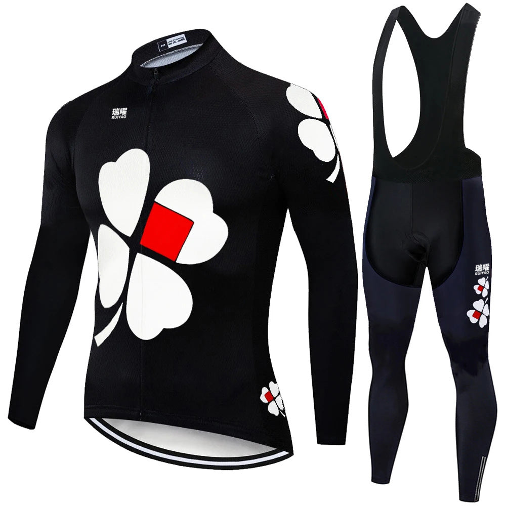 FDJ | Langarm-Professionelles Radsport-Set