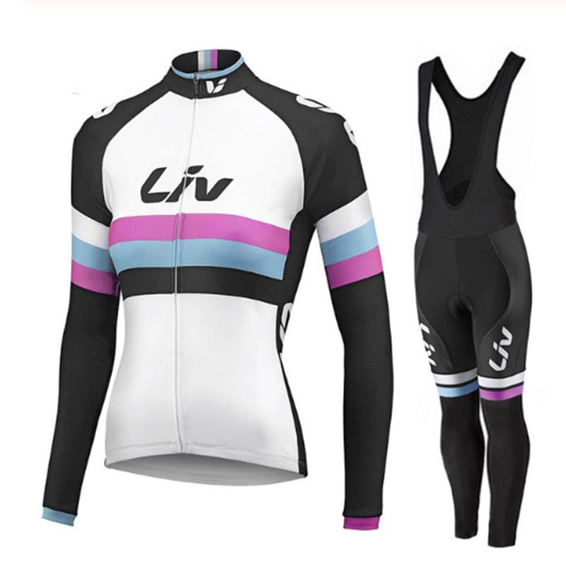 LIV V2 | PRO Damen Winter-Radsport-Set mit Trägerhosen